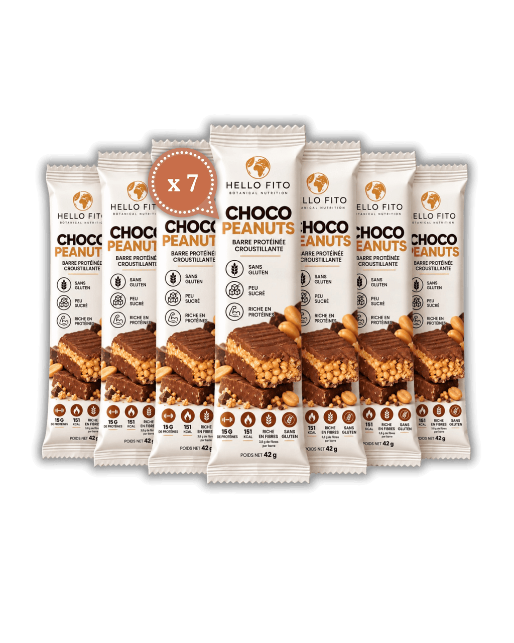 Barre protéinée croustillante – Arôme Choco Peanuts