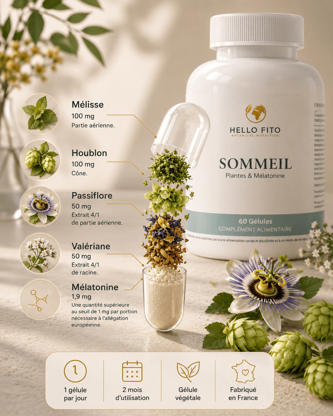 SOMMEIL - Plantes & Mélatonine